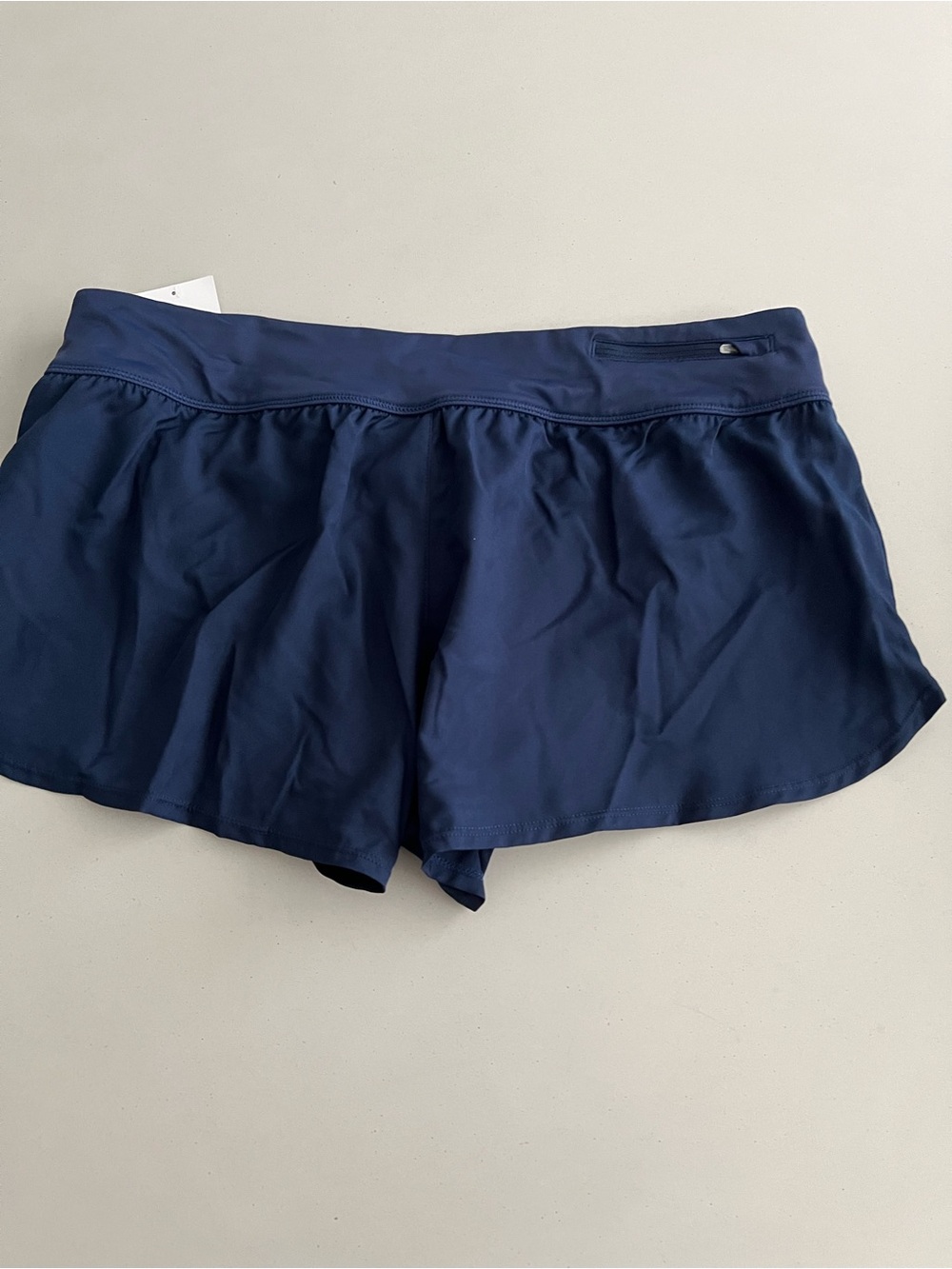 Nike Women's Navy swim Shorts with Built-In Liner - Picture 2 of 7